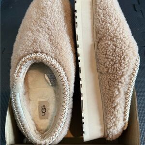 UGG Cream Shearling Slip-On Footwear